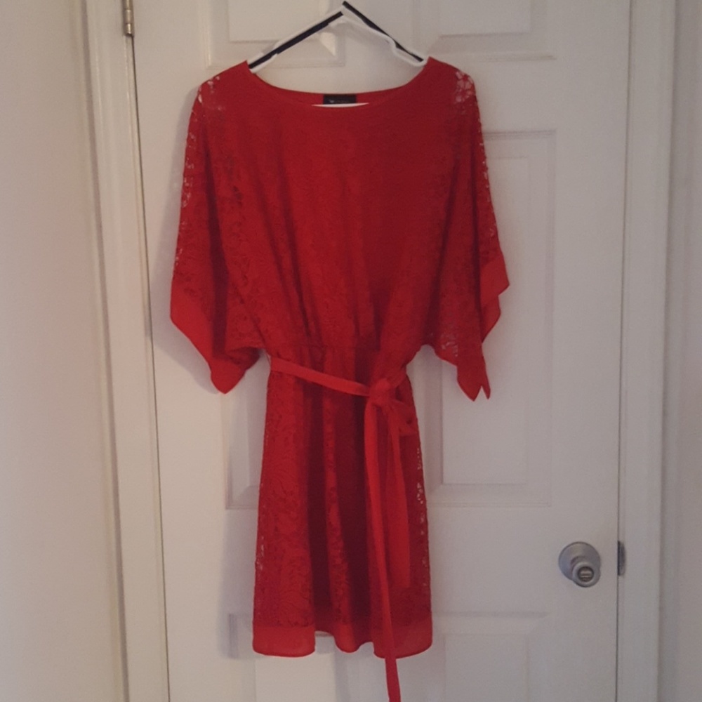 Red dress